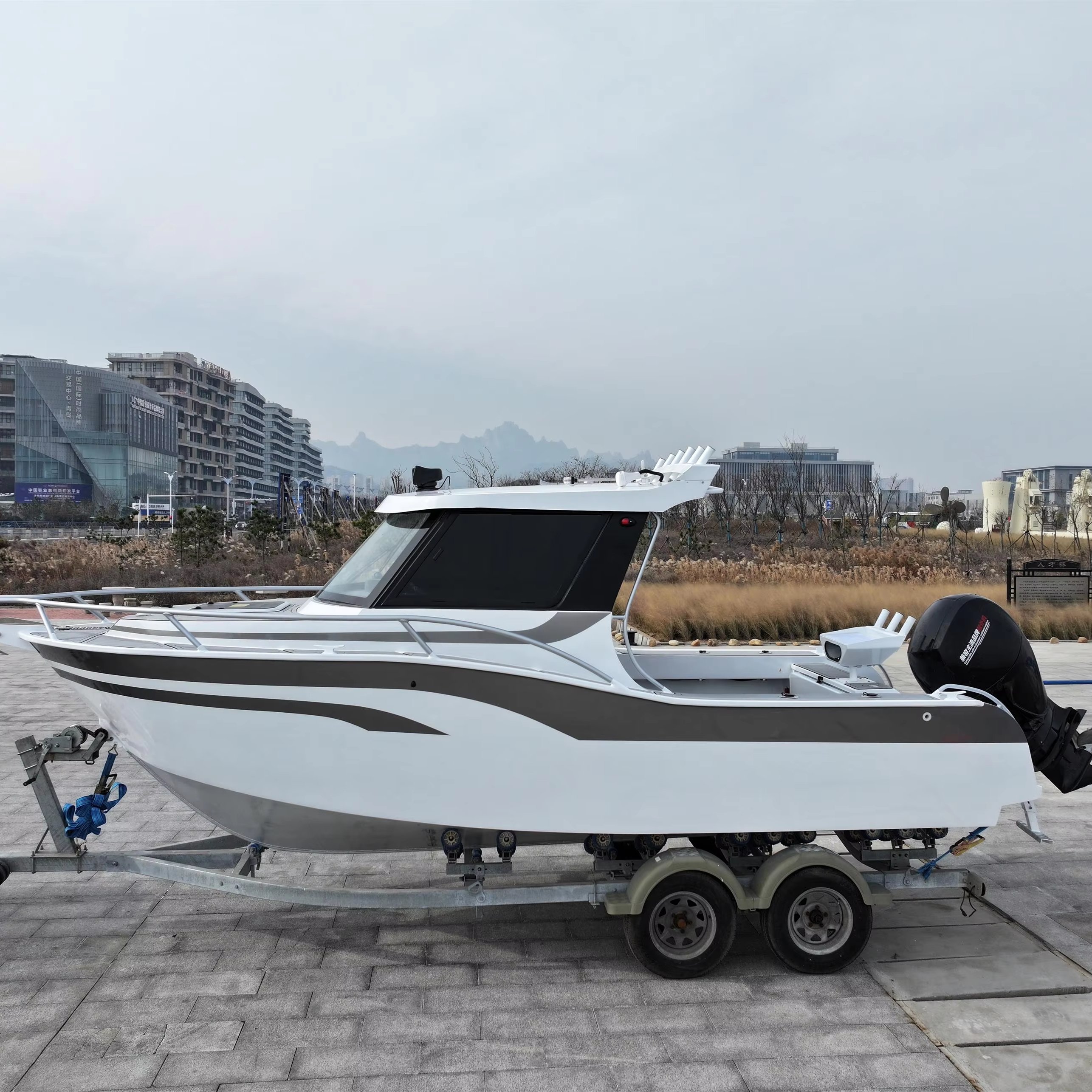High Quality Hot-sell 6.5m/21ft Aluminum Fishing Boat for Sale With Cuddy Cabin With CE Eert.